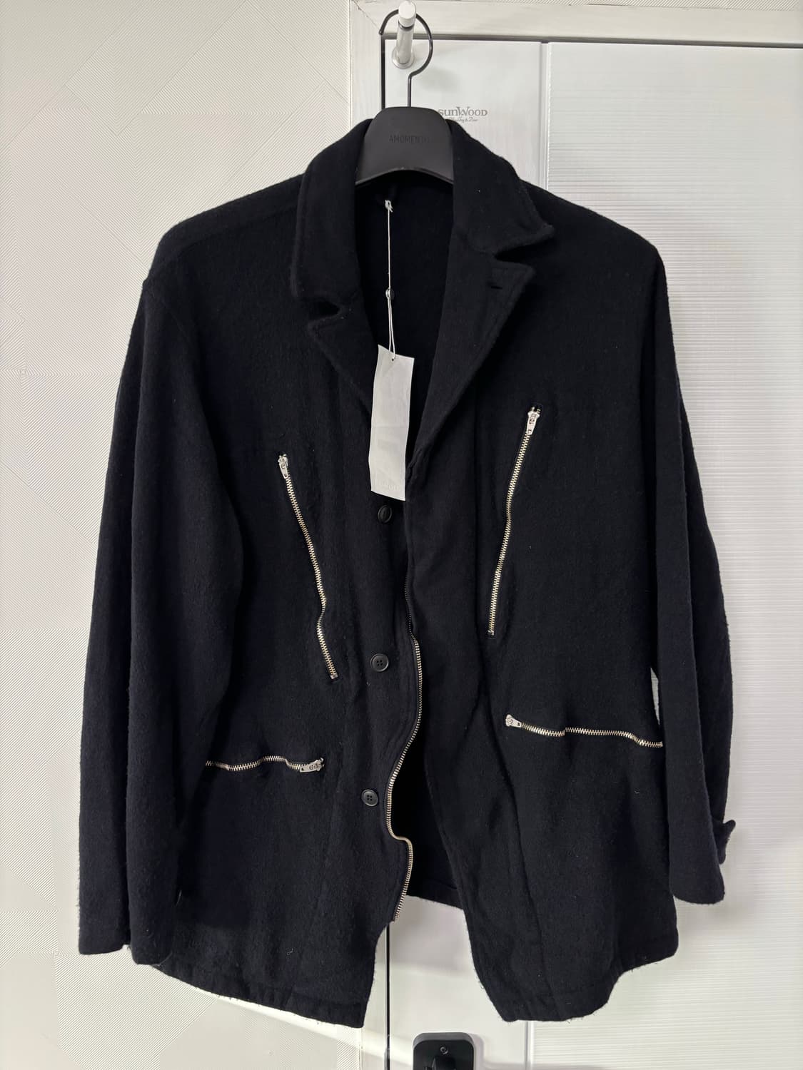 (3) 코모리 슈렁큰 울 밀리터리 코트 상품이미지2