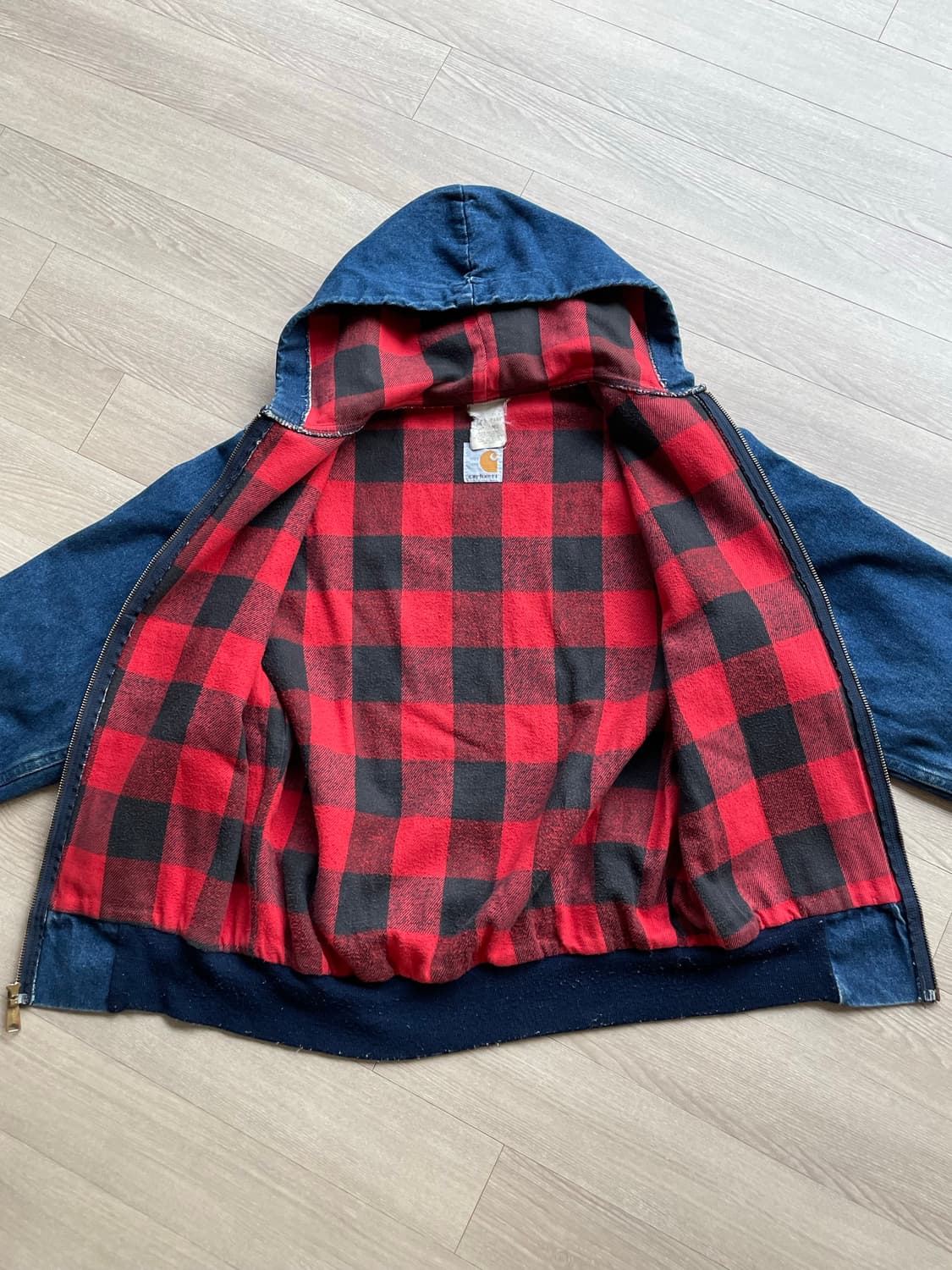 80s 칼하트 데님 액티브 자켓 빈티지 carhartt 상품이미지7