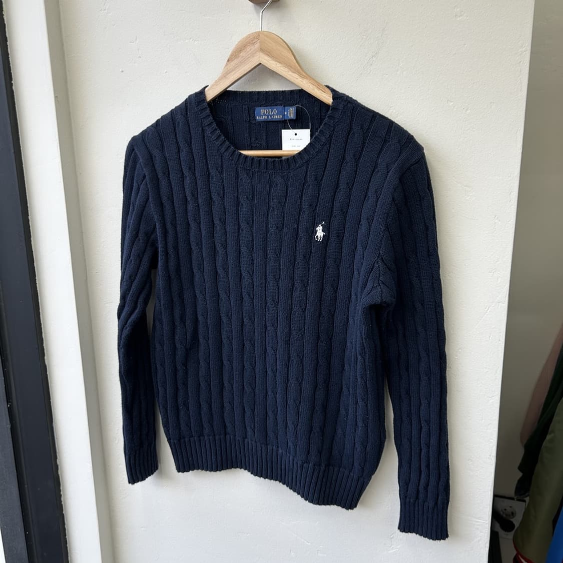 15597 - 폴로 랄프로렌 네이비 케이블 니트 상품이미지2