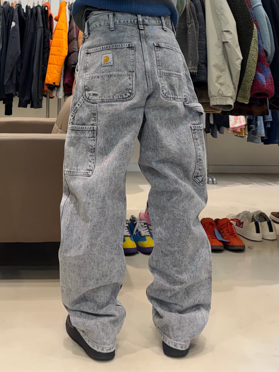 칼하트 WIP 싱글니 카펜터 팬츠 상품이미지5