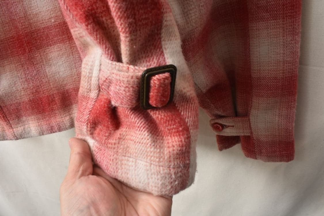 DYSLEXIA 커스텀 울 체크 자켓 L M0098 상품이미지10