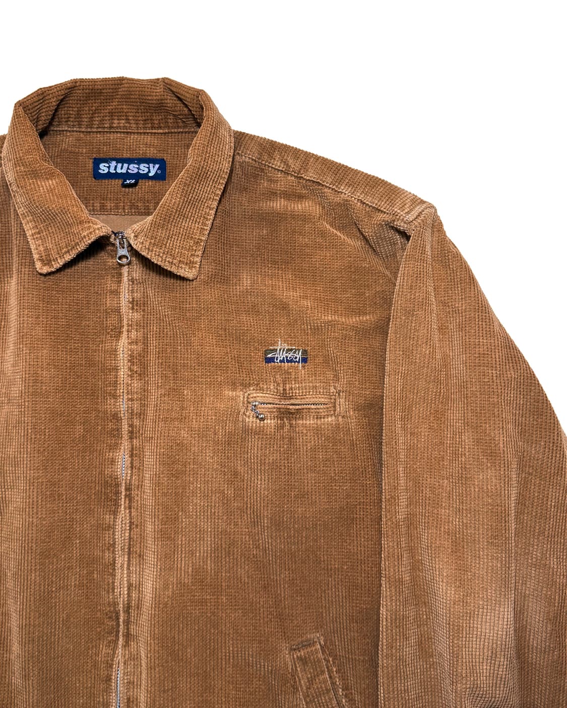 90’s 올드 스투시 와플 코듀로이 자켓 상품이미지2
