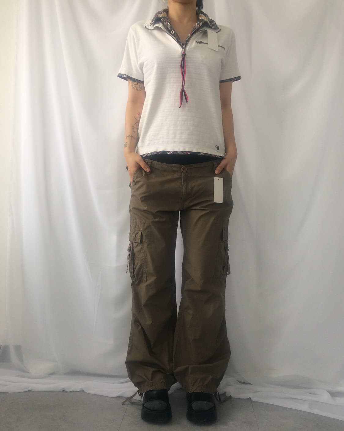 Double collar pk t 상품이미지9