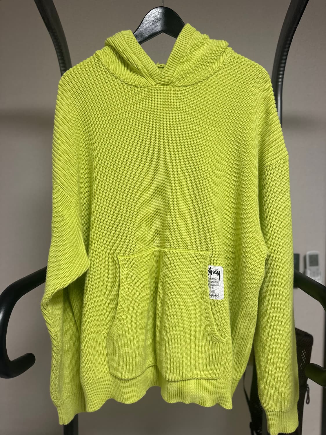 정품 스투시 코튼 니트 후드 판매합니다 상품이미지2