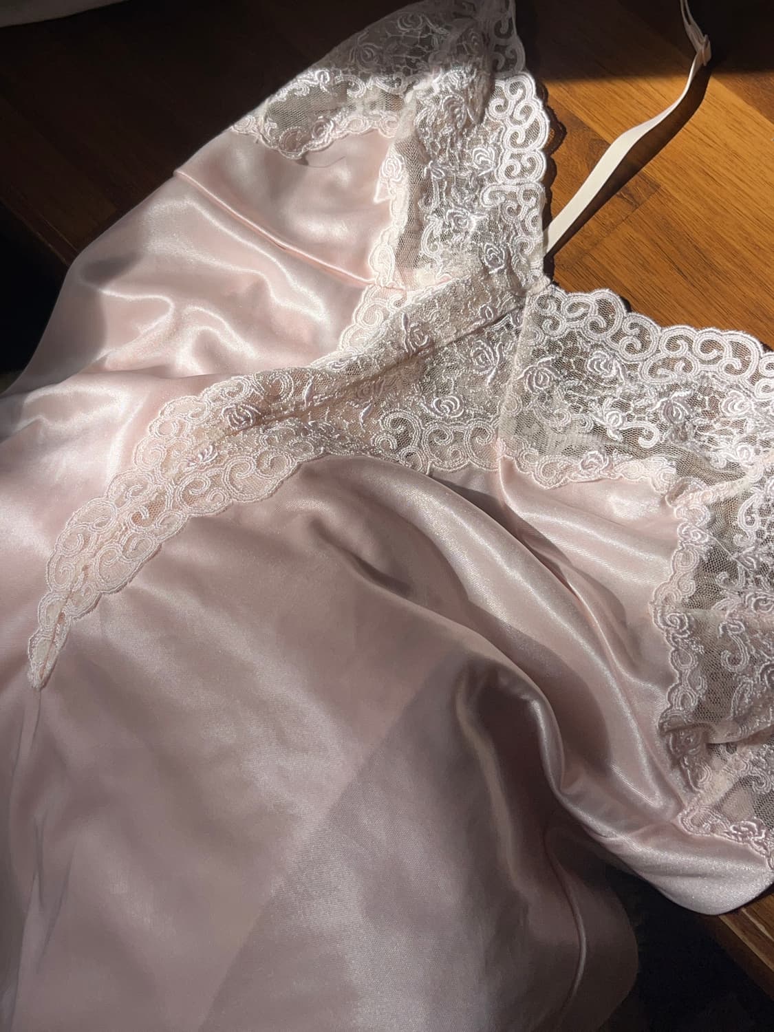 파우더핑크 슬립 원피스 상품이미지2