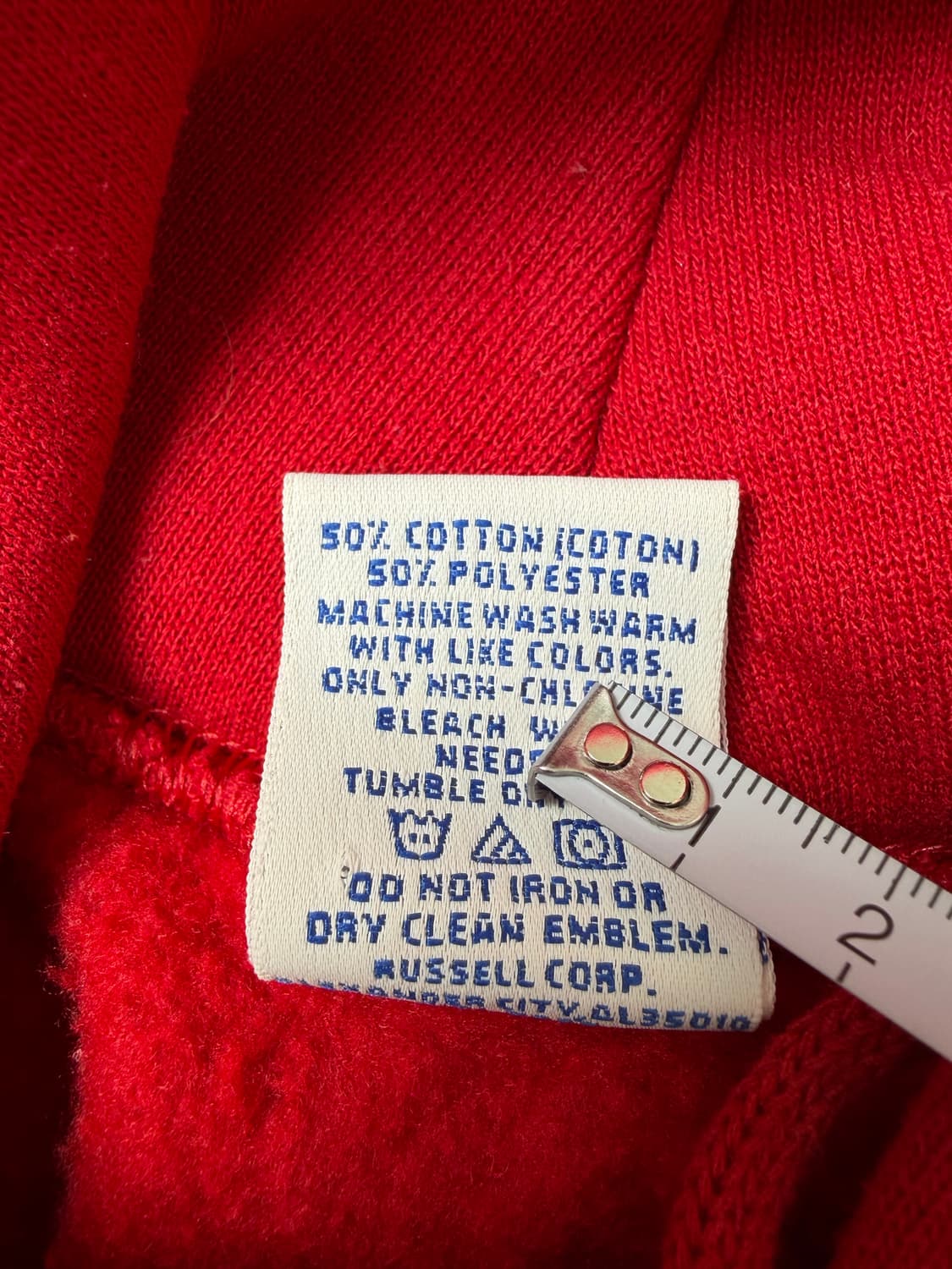 90s Russell Hoodie (red) 상품이미지4