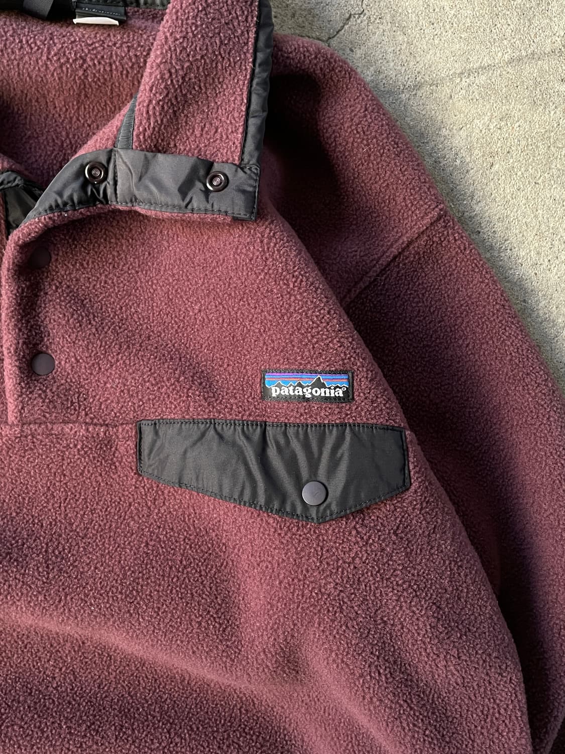 00s Patagonia Synchilla Brown Snap-T  상품이미지5