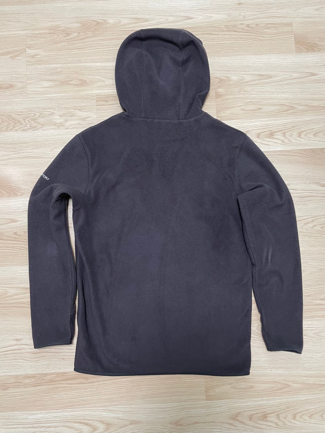 3size) 지초이 25-004 마이크로 폴라 플리스 후디 에스프레소 상품이미지3