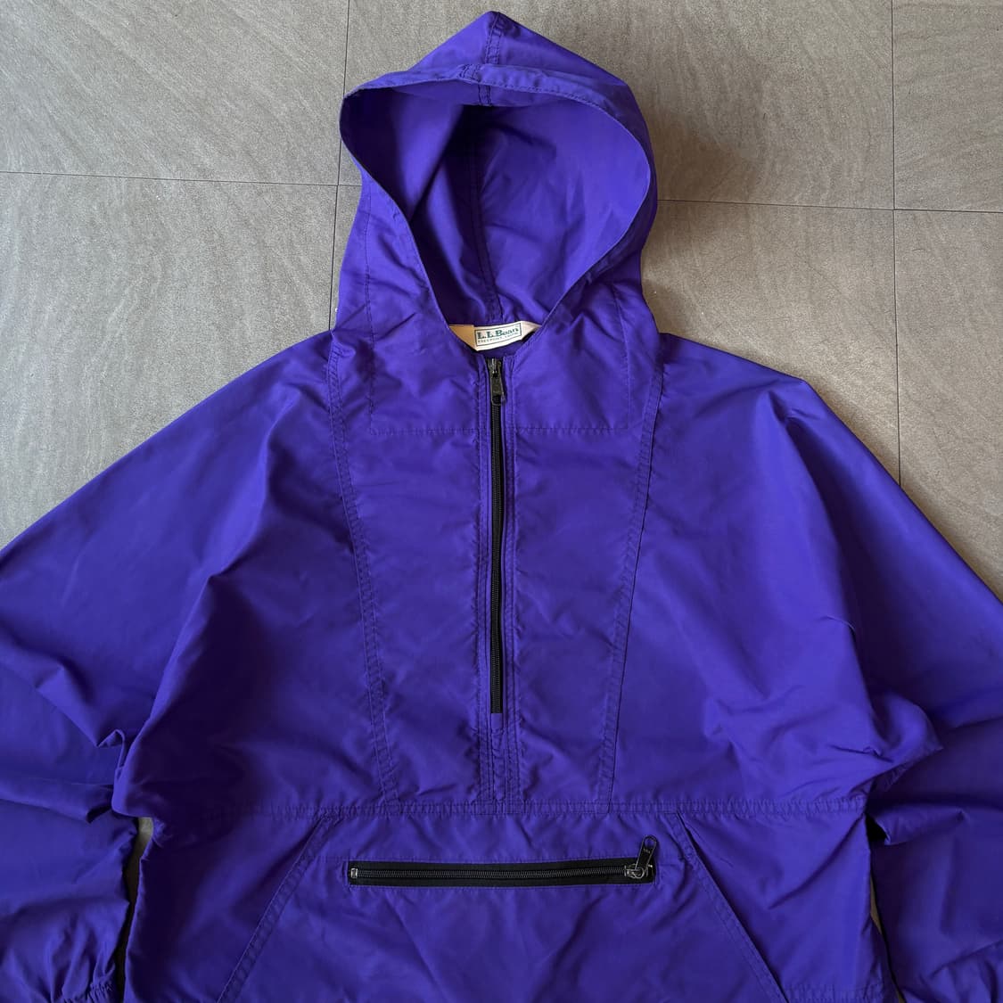 90s L.L.bean 90년대 미국 생산 엘엘빈 퍼플 아노락 바람막이  상품이미지3