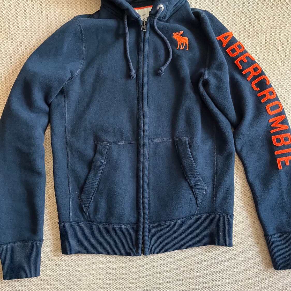 M) 아베크롬비 자수로고 후드집업 상품이미지2