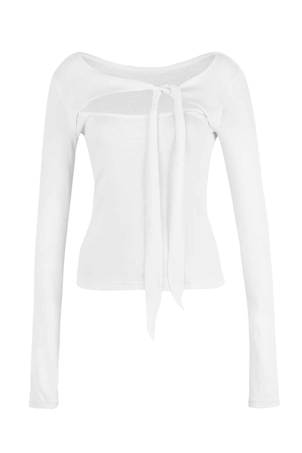 Cerric 세릭 2-way tied up top 투웨이 컷아웃 니트 상품이미지2