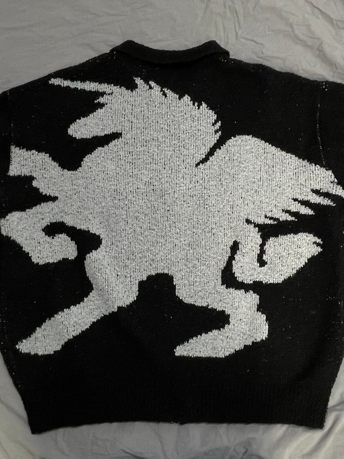 나이스고스트클럽 유니콘 부클 집업가디건 상품이미지2