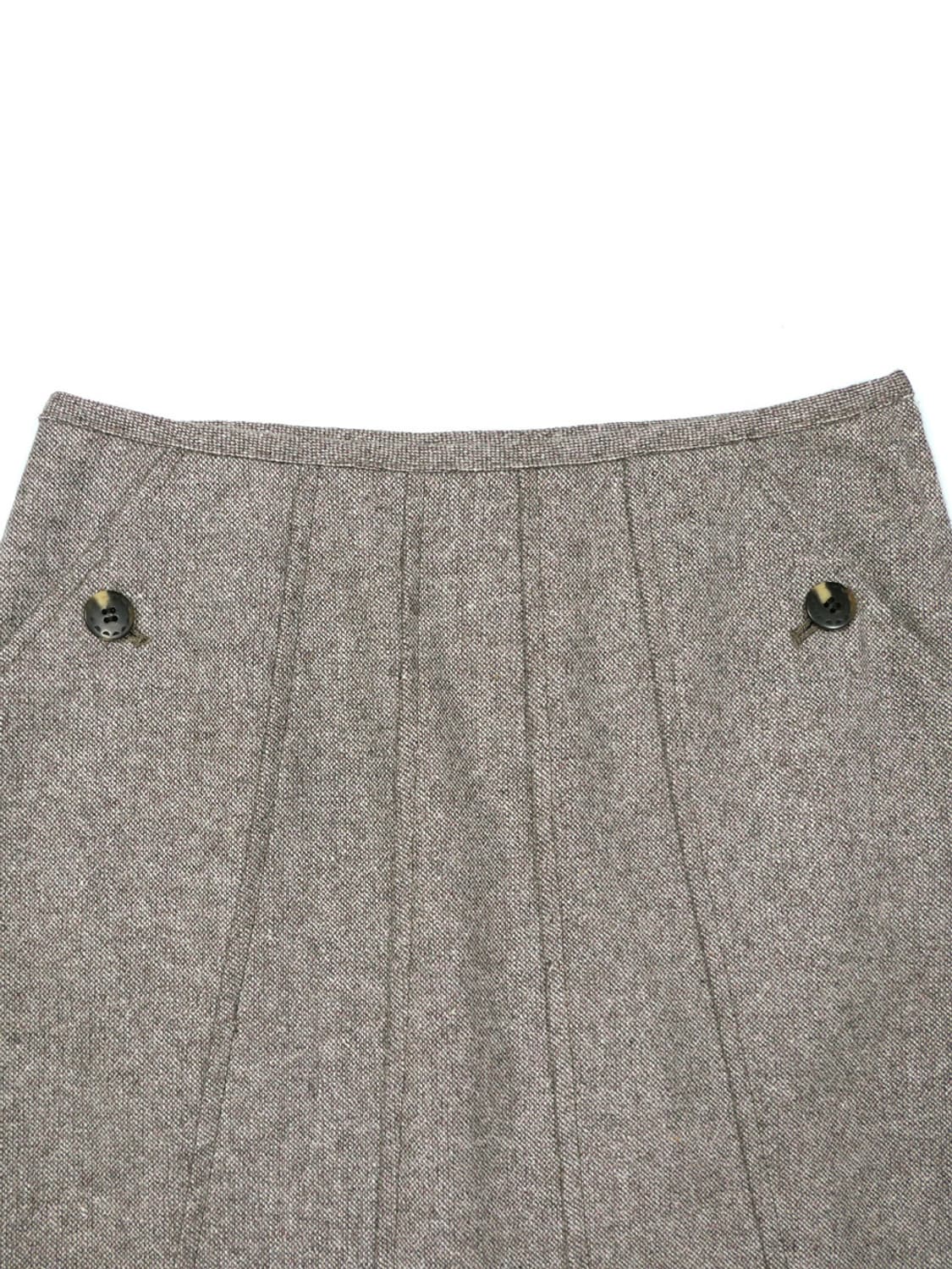 Soup wool button skirt 상품이미지3