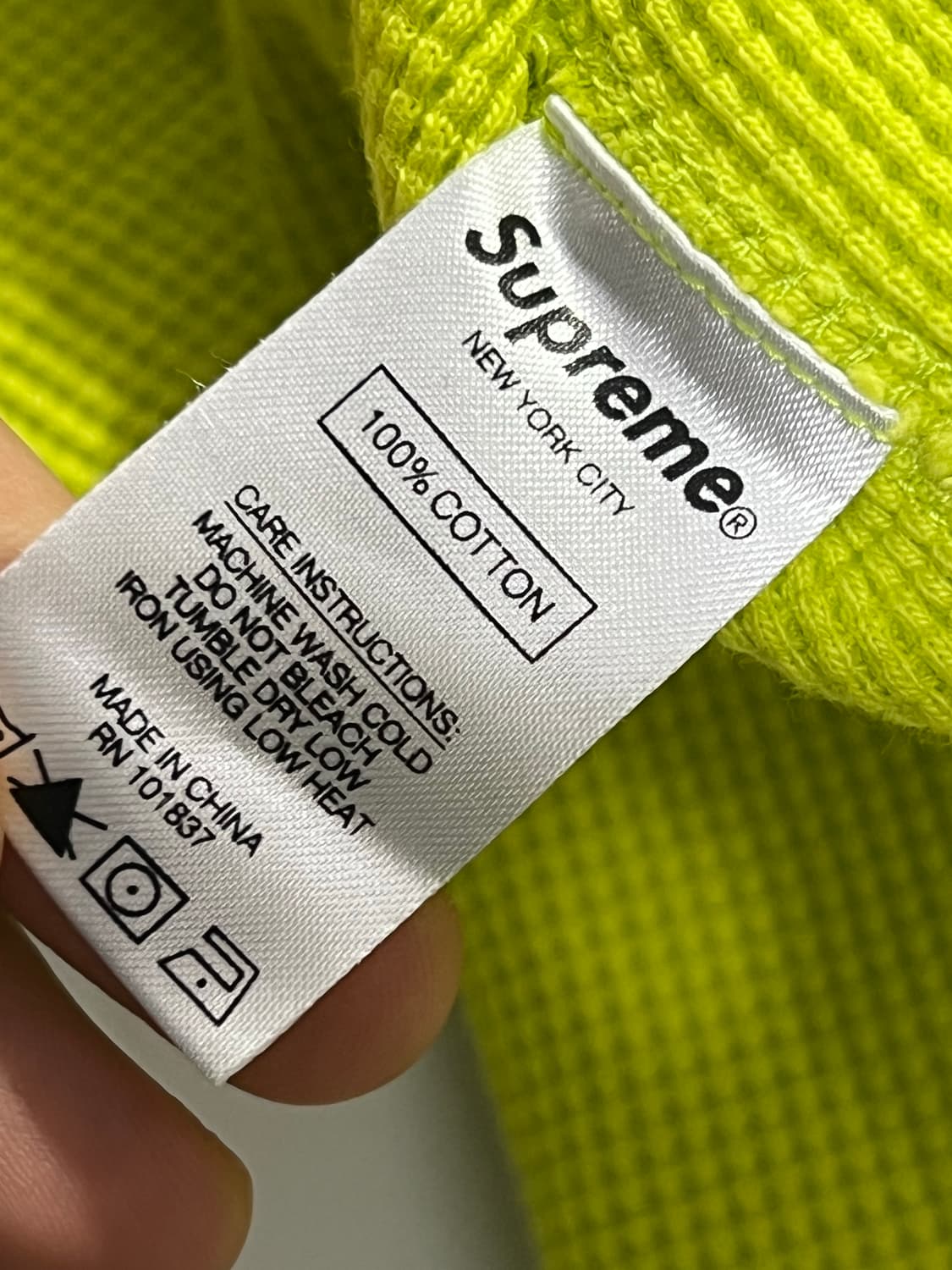 Supreme HQ Waffle Thermal 상품이미지6