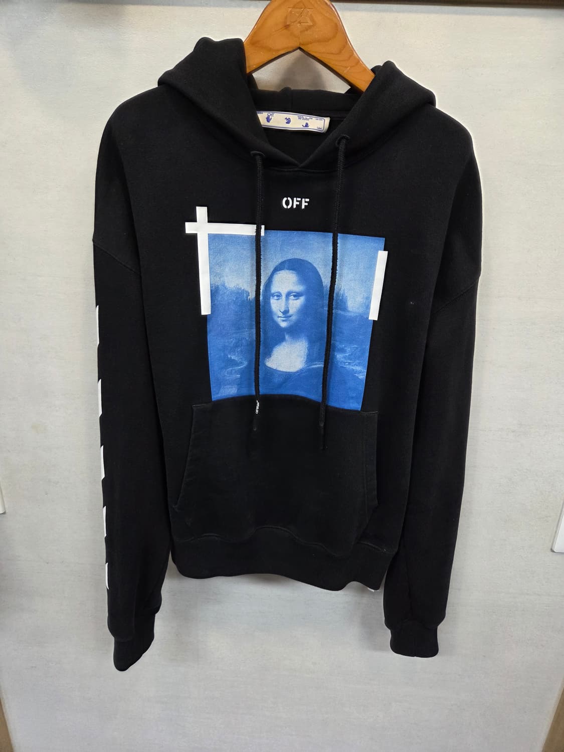 오프화이트 모나리자 기모 후드티 sp 상품이미지1