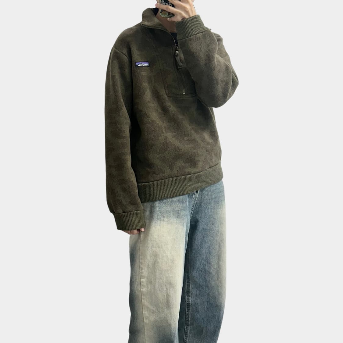 파타고니아 나바호 패턴 반집업 상품이미지2