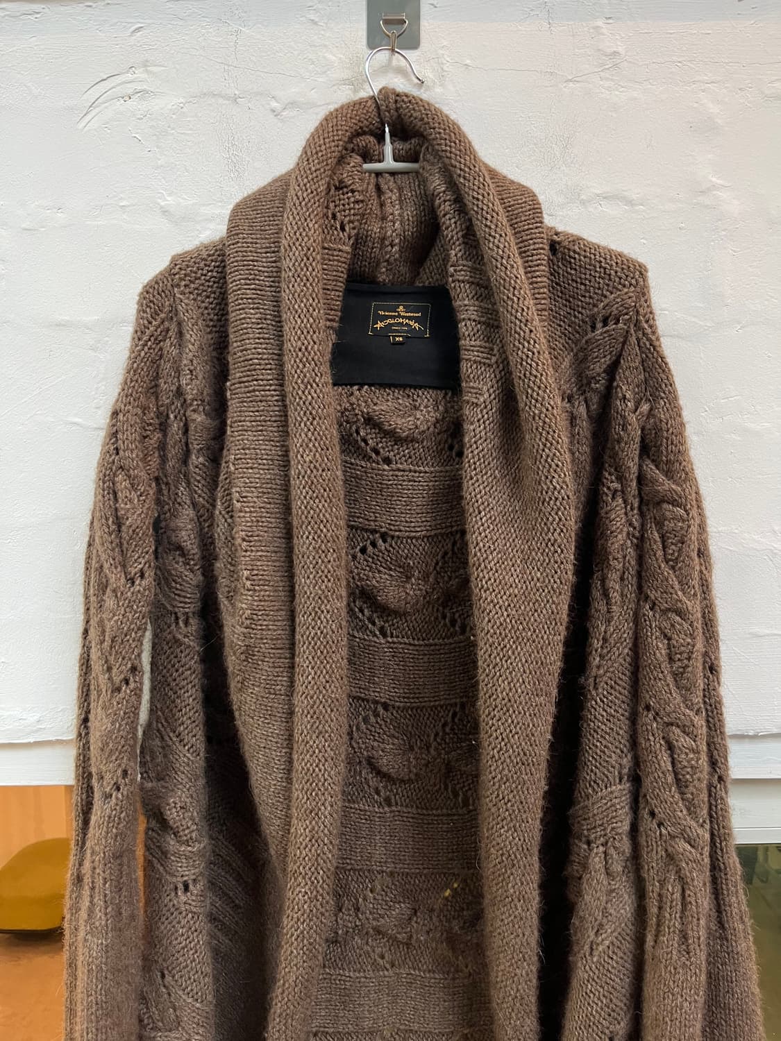 Vivienne Westwood 케이블 니트 롱 가디건 XS 상품이미지3