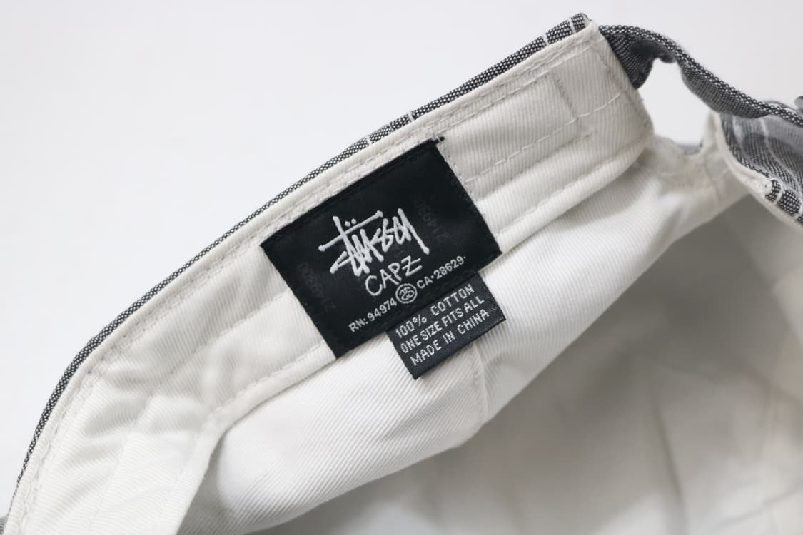 올드 스투시 샴브레이 헌팅캡 상품이미지5