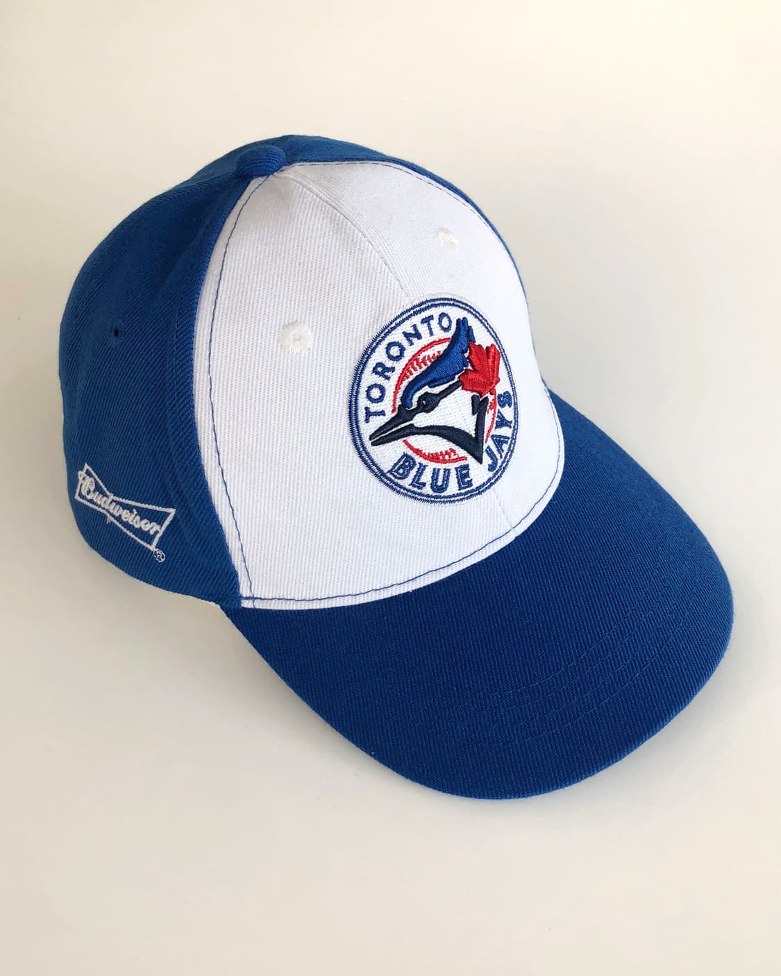 미국 빈티지 토론토 블루제이스 자수 블루 배색 볼캡 모자 상품이미지1