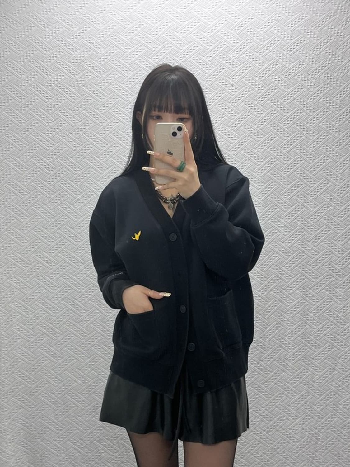 와릿이즌 와키윌리 모던 캐주얼 브이넥 버튼 가디건 S C09910 상품이미지2