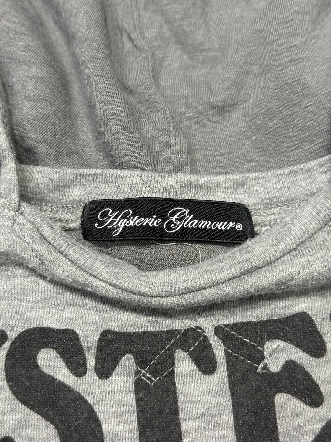 히스테릭 글래머 아카이브 이중 원단 결합 레이어드 후드티  상품이미지5