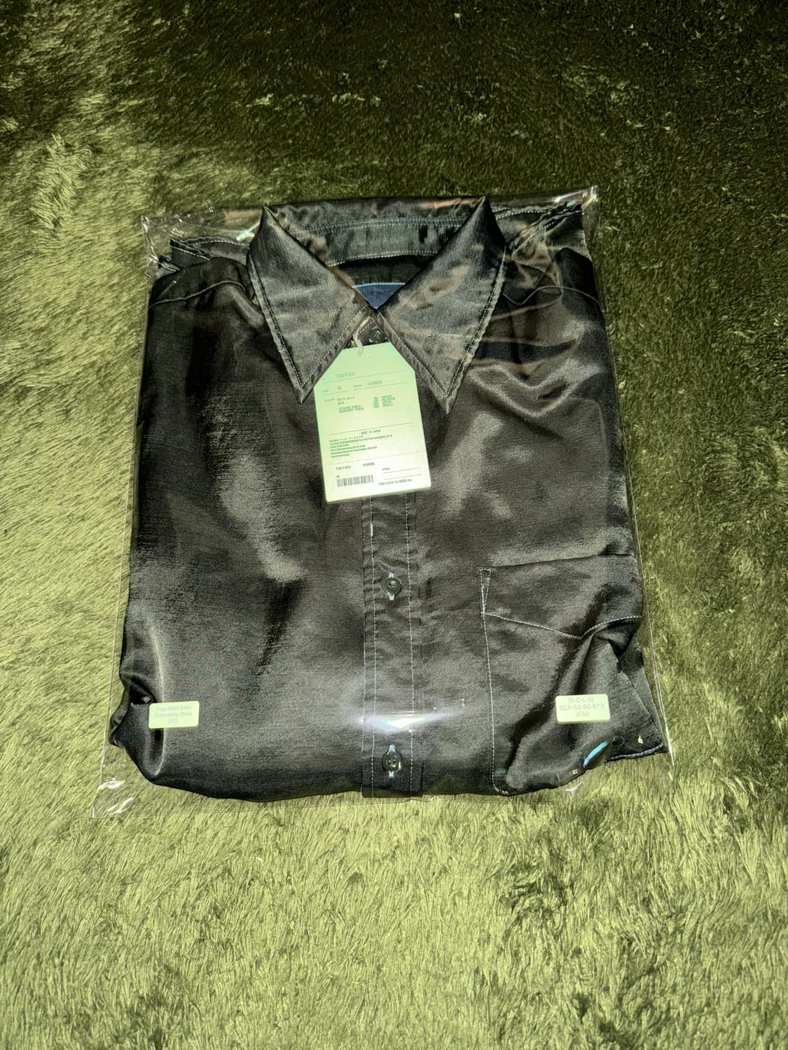 [50] 토가 비릴리스 엠브로이더리 사틴 웨스턴 셔츠 그린 상품이미지10