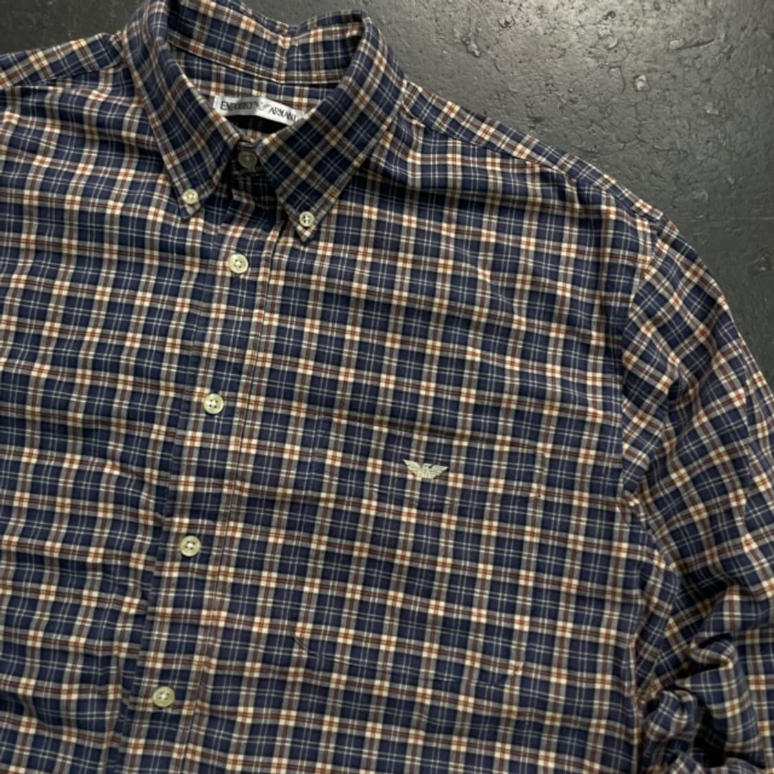 100 엠포리오 알마니 체크셔츠 상품이미지2