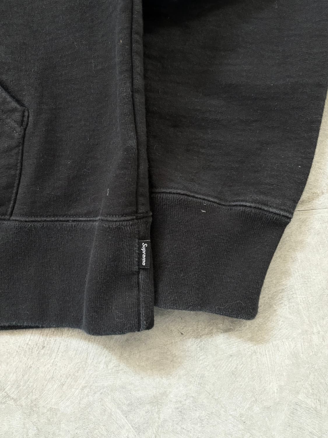 Supreme 슈프림 웜 업 로고 블랙 후드 상품이미지8