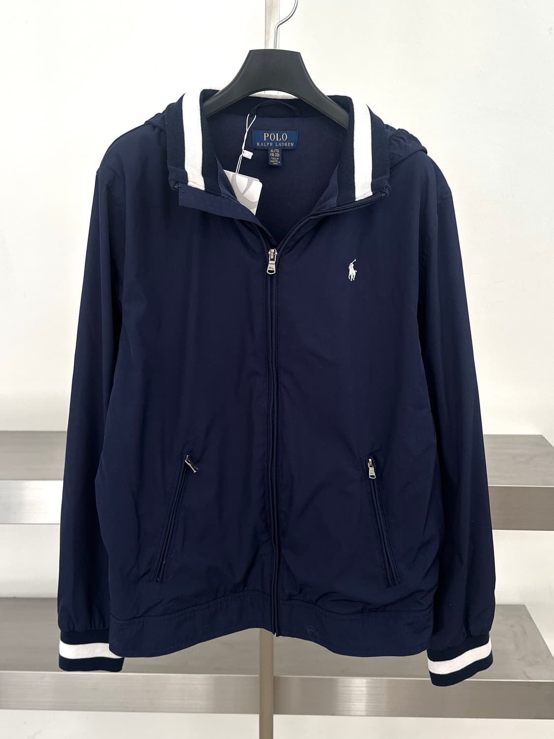폴로 랄프로렌 네이비 배색 페리자켓  상품이미지5