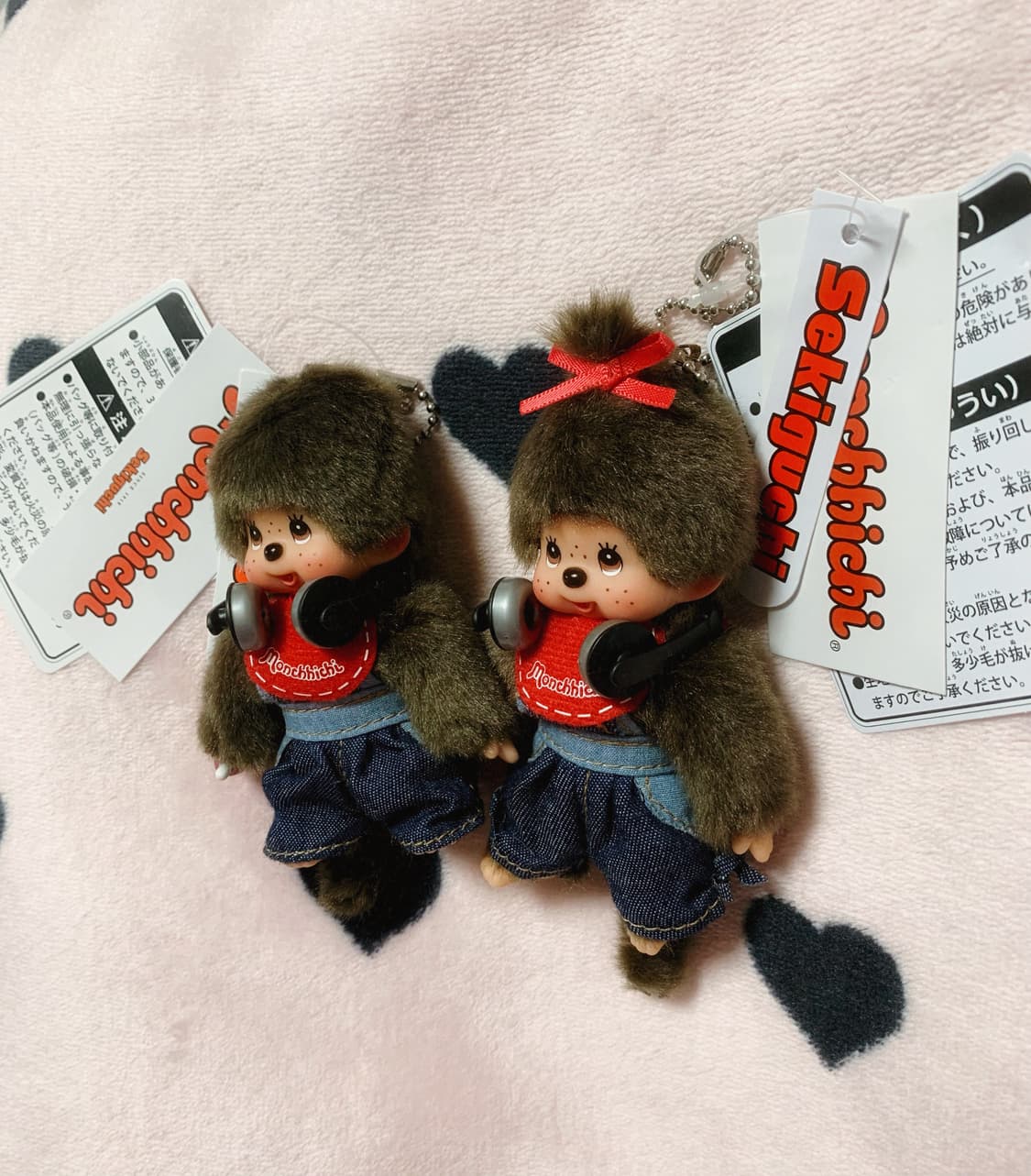 몬치치 데님 커플세트 키체인 상품이미지4