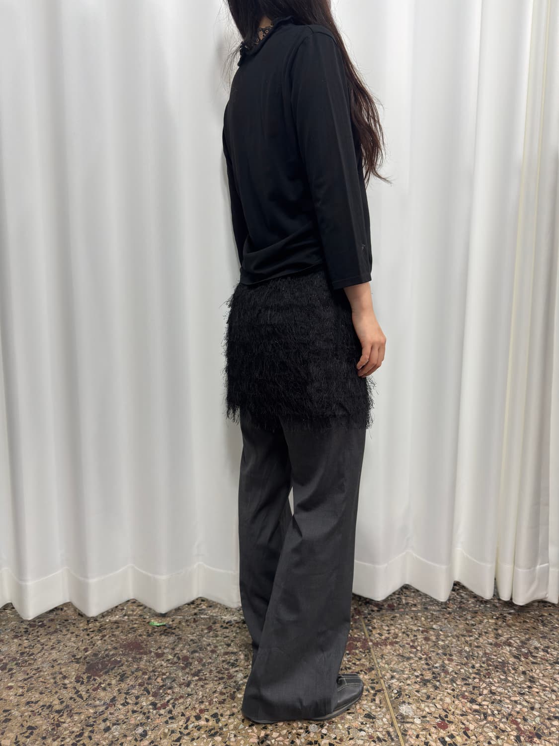 banana republic low-waist gray slacks 상품이미지7