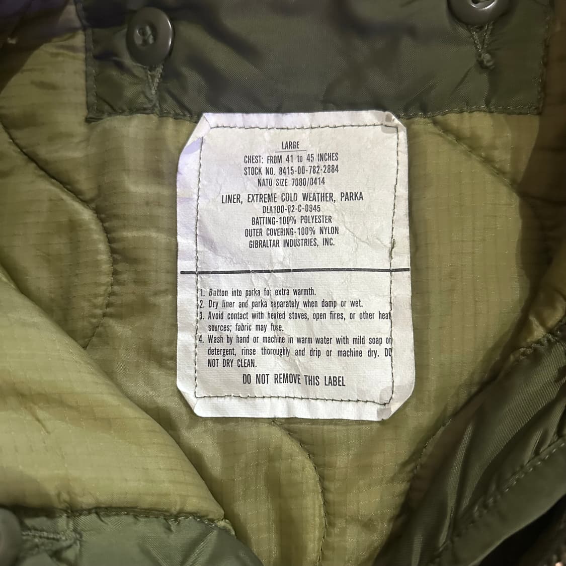 오리지널 M-65 피쉬테일 파카 상품이미지5