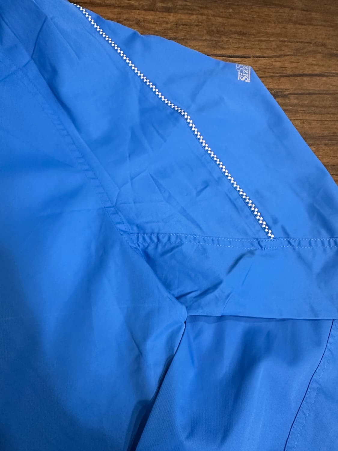 Kappa 빈티지 감성 웜업 XL 블루 트레이닝 바람막이 상품이미지4