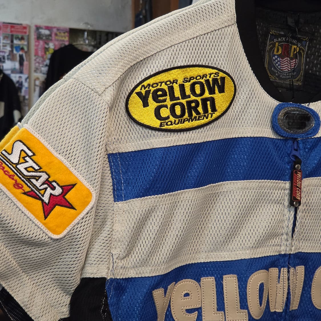 JPN 옐로우콘 레이싱 반팔 집업 상품이미지2