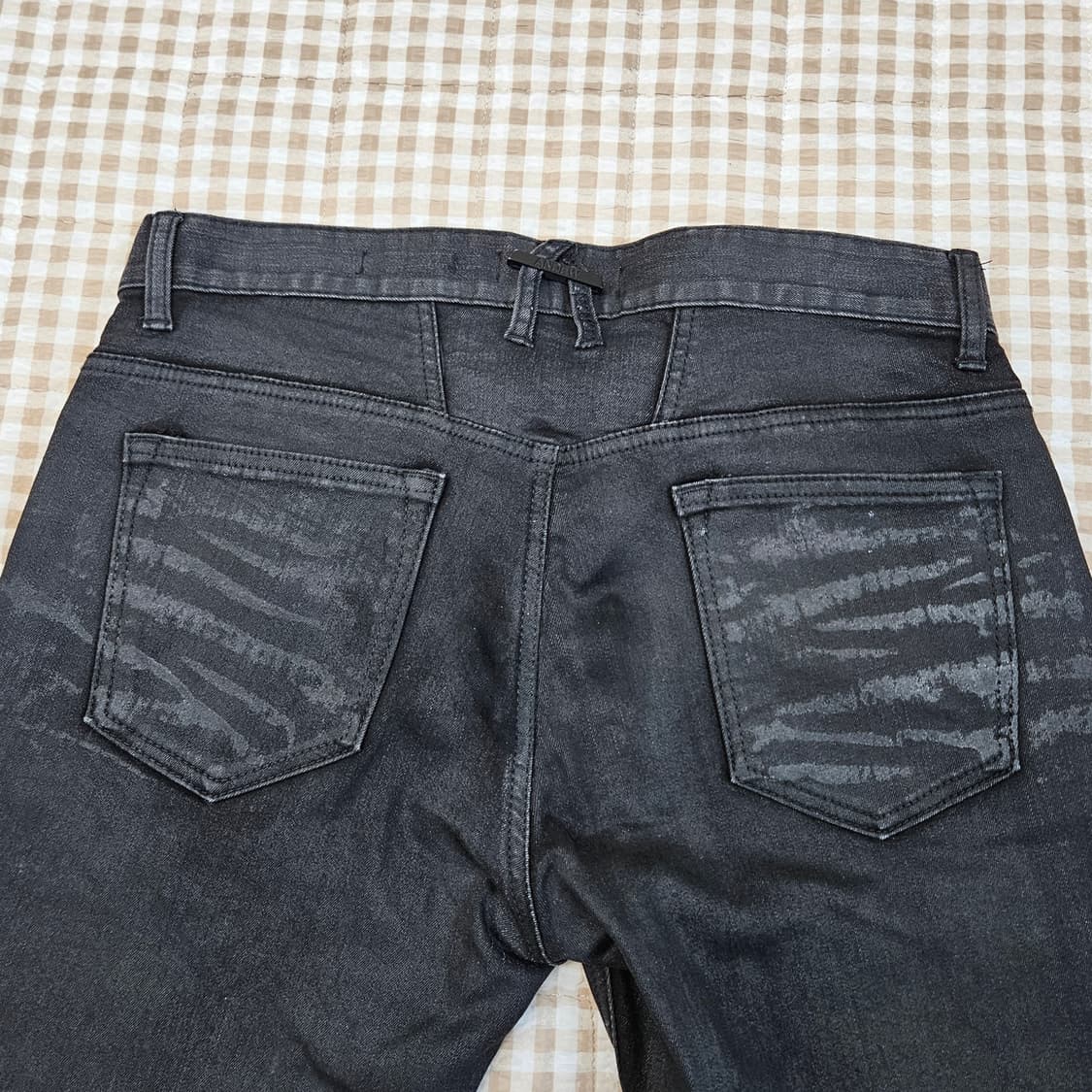 앤듀 스키니핏 워싱 청바지 난자32 상품이미지5