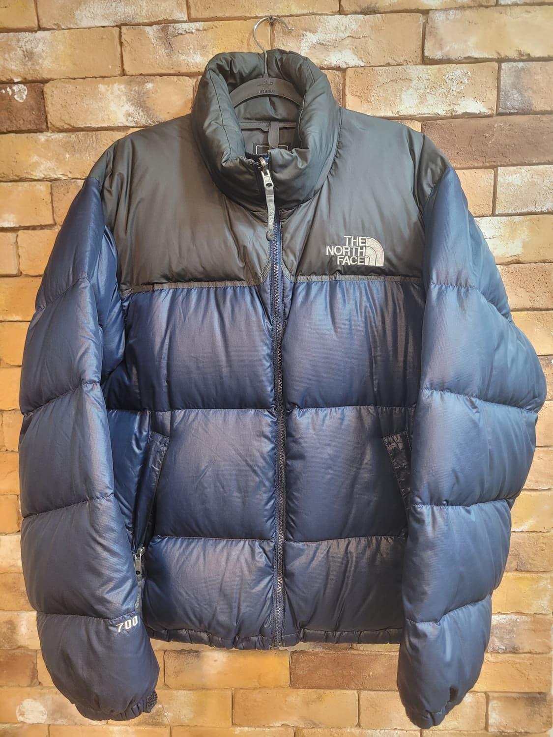 노스페이스 눕시 700 패딩 M (95) 네이비 상품이미지1