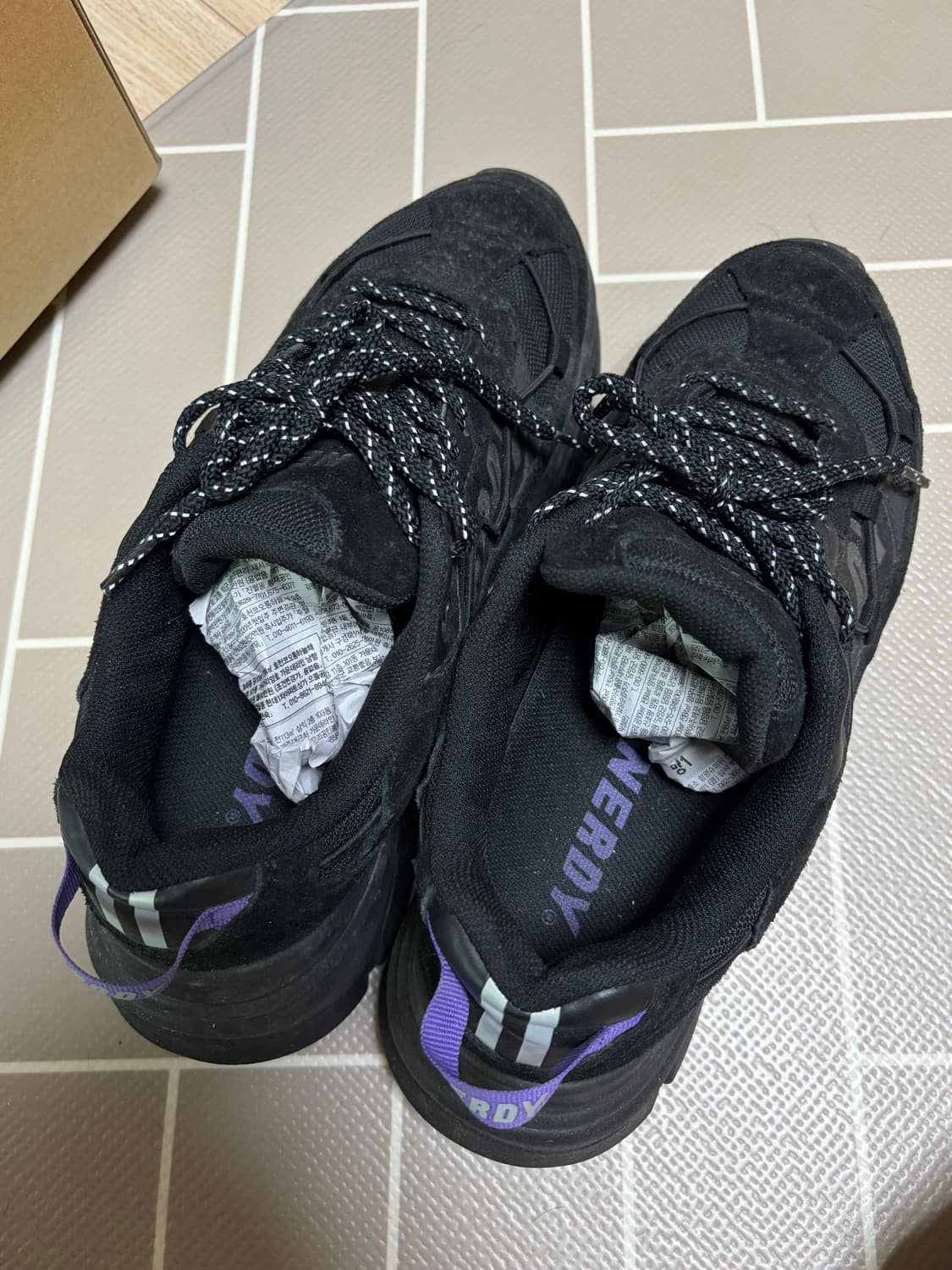 널디 NERDY 블랙 스니커즈 270 상품이미지2