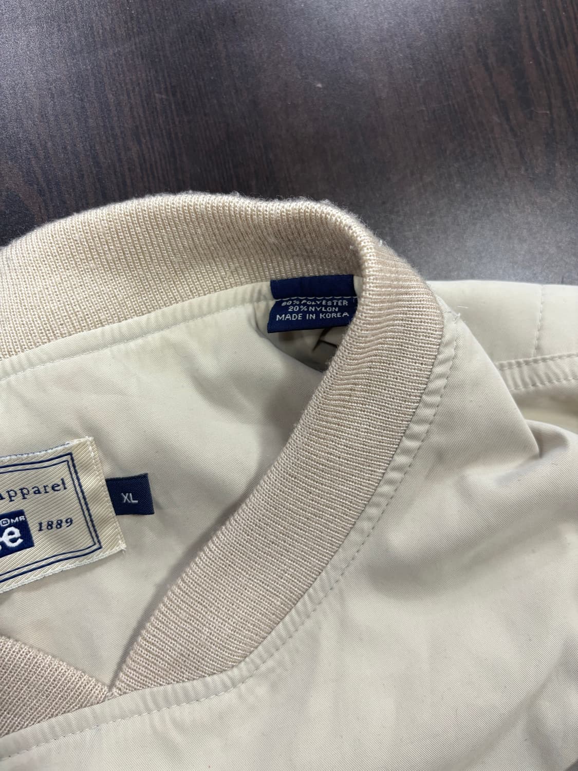 Lee 아이보리색 바람막이 XL 상품이미지6