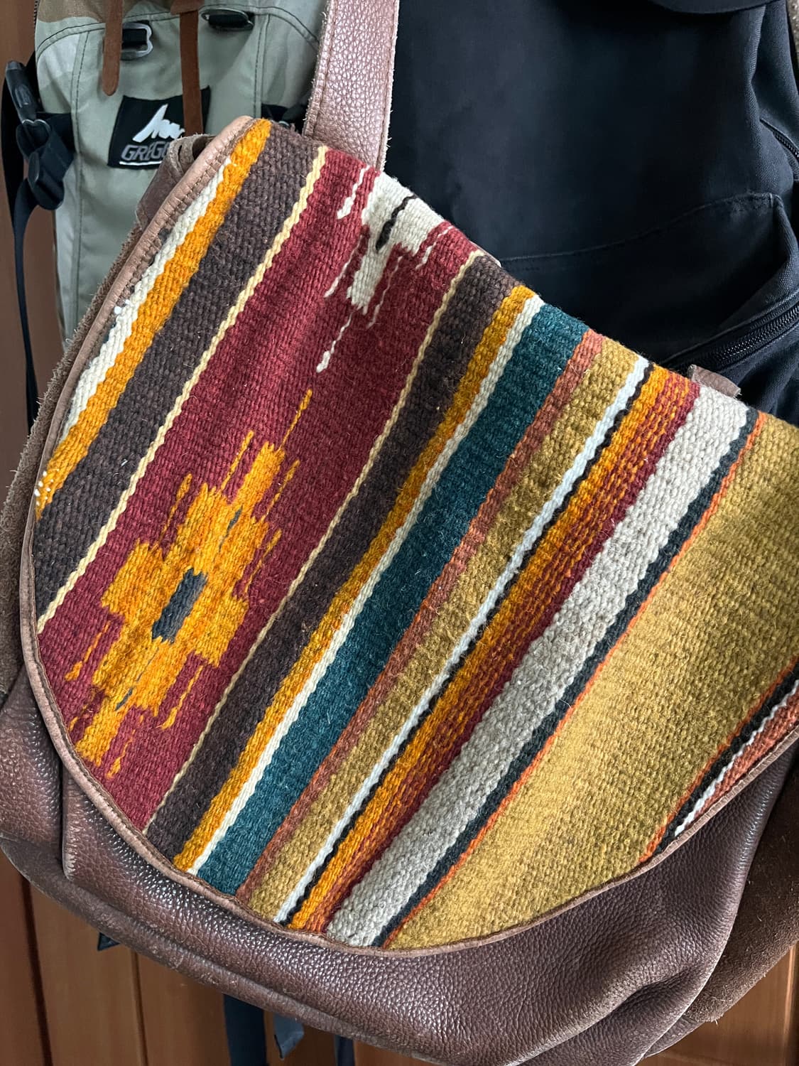 Will 나바호패턴 가죽 가방 상품이미지1