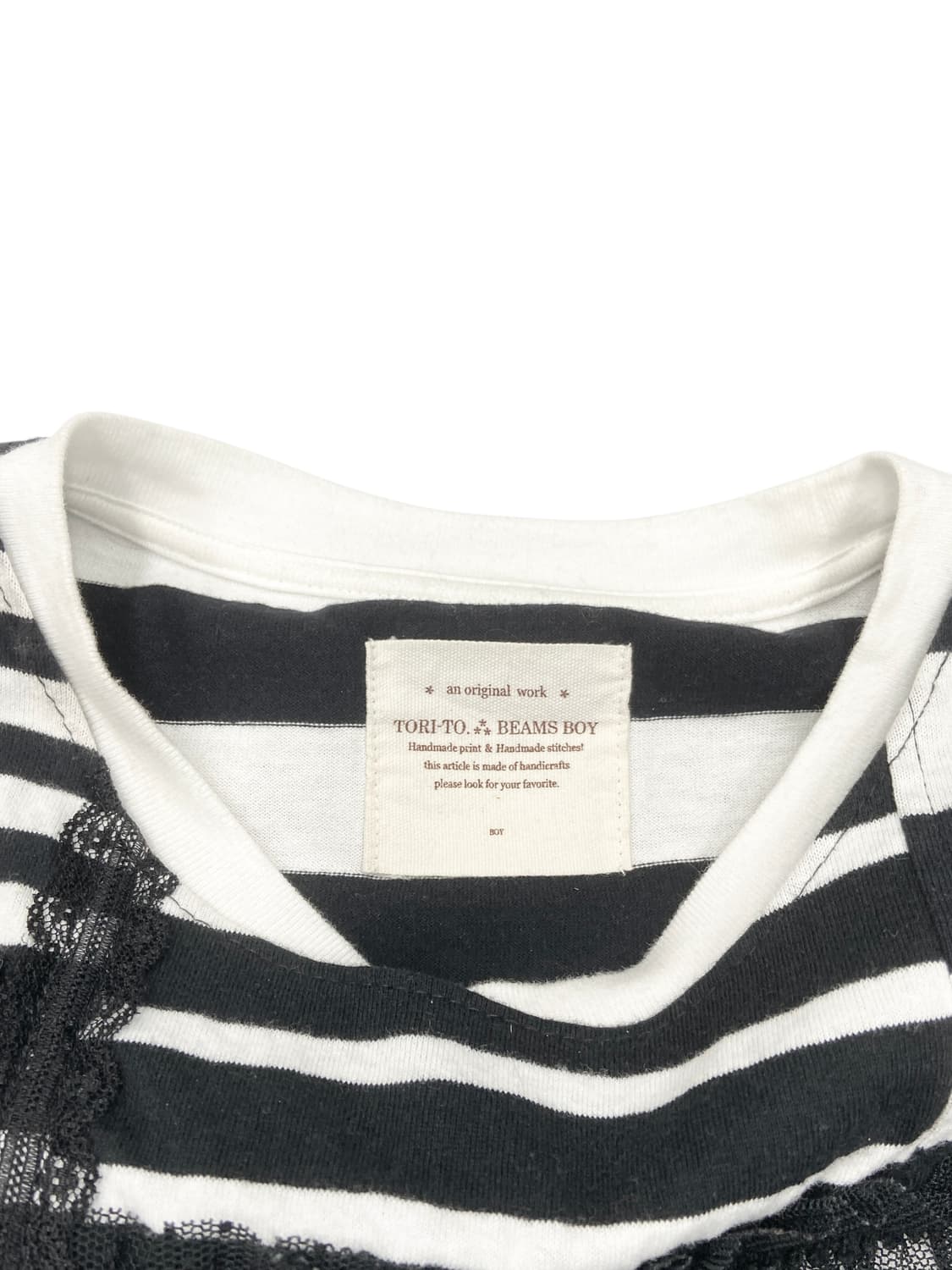 Beams x Tori-to short sleeve tee 상품이미지8