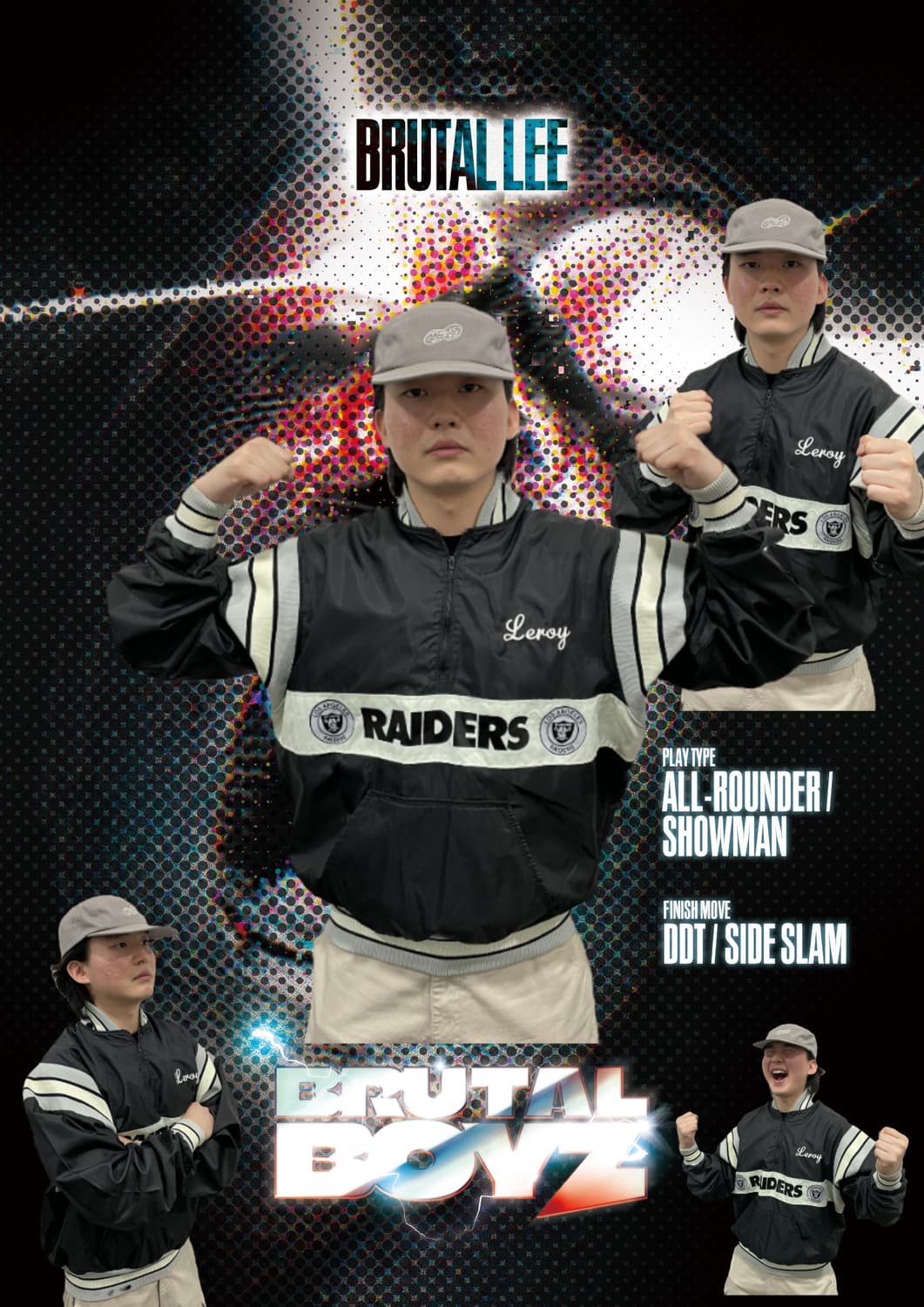 90's De LONG 라스베이거스 레이더스 아노락 L 상품이미지1