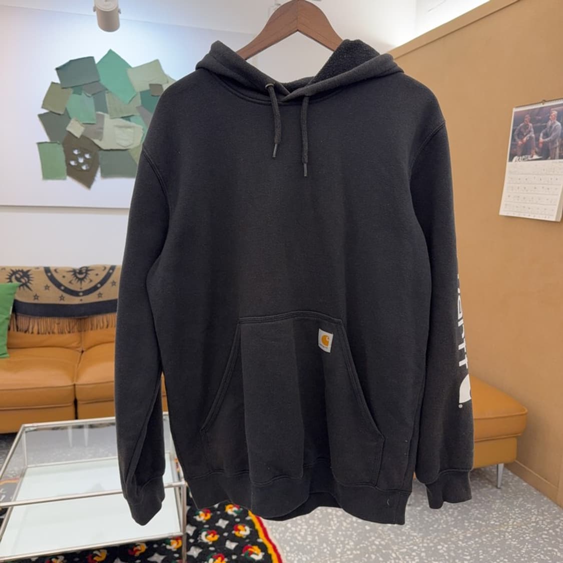 칼하트 유니크 캐주얼 슬리브 그래픽 약기모 후드티 M C08377 상품이미지3