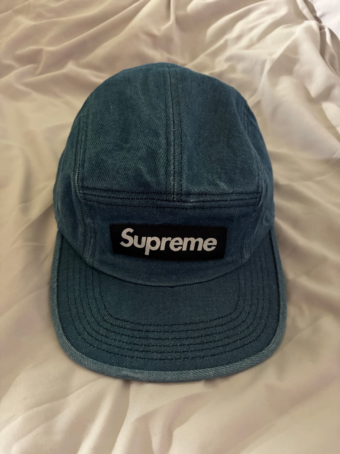 슈프림 워시드 치노 트윌 캠프캡 데님 상품이미지1