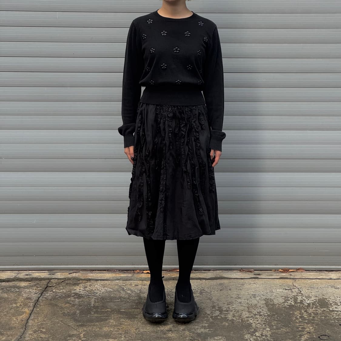 Ruffle Black Skirt 상품이미지8