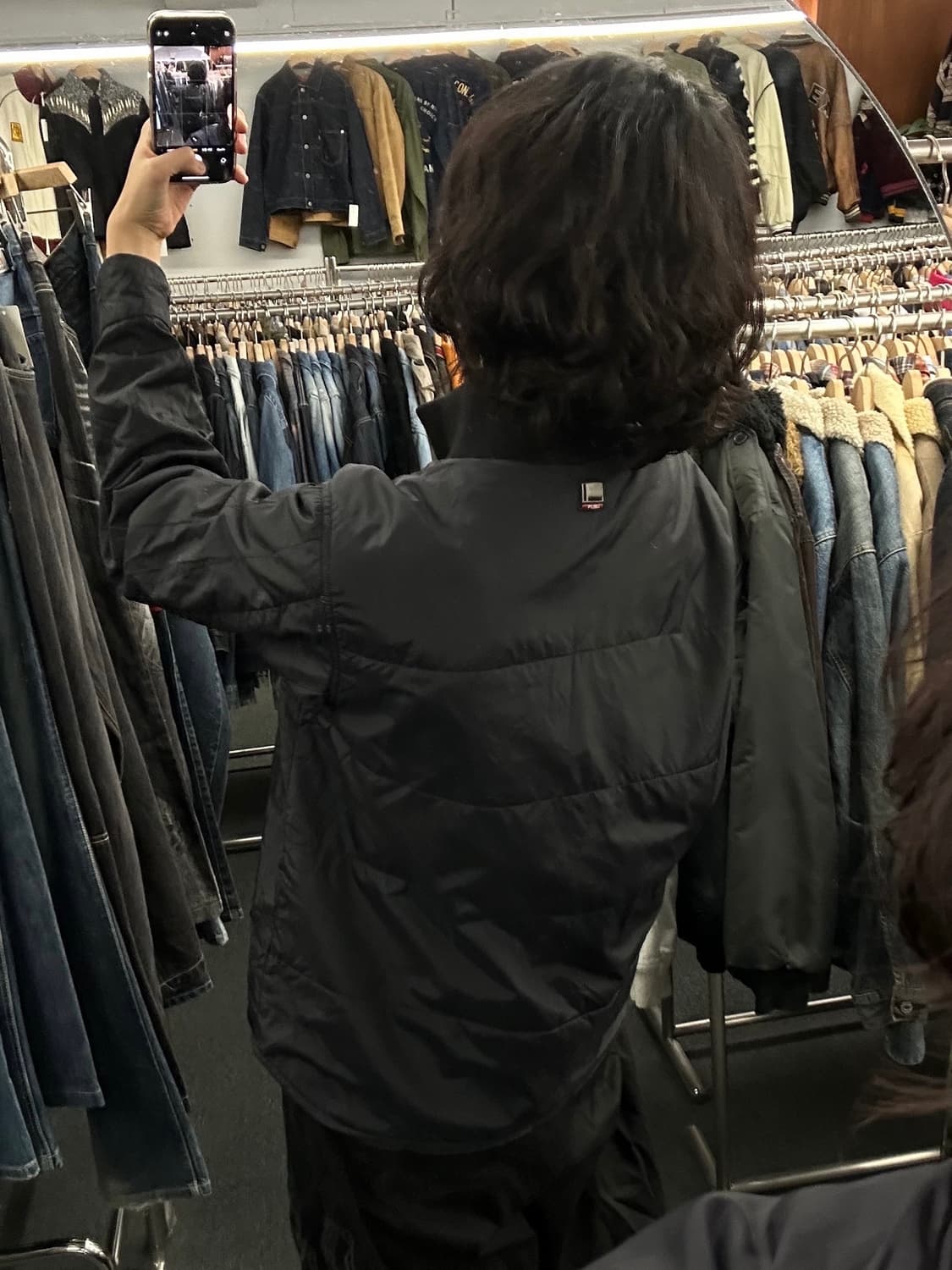 L)FUBU 후부 빈티지 블랙 퀼팅 자켓 상품이미지3