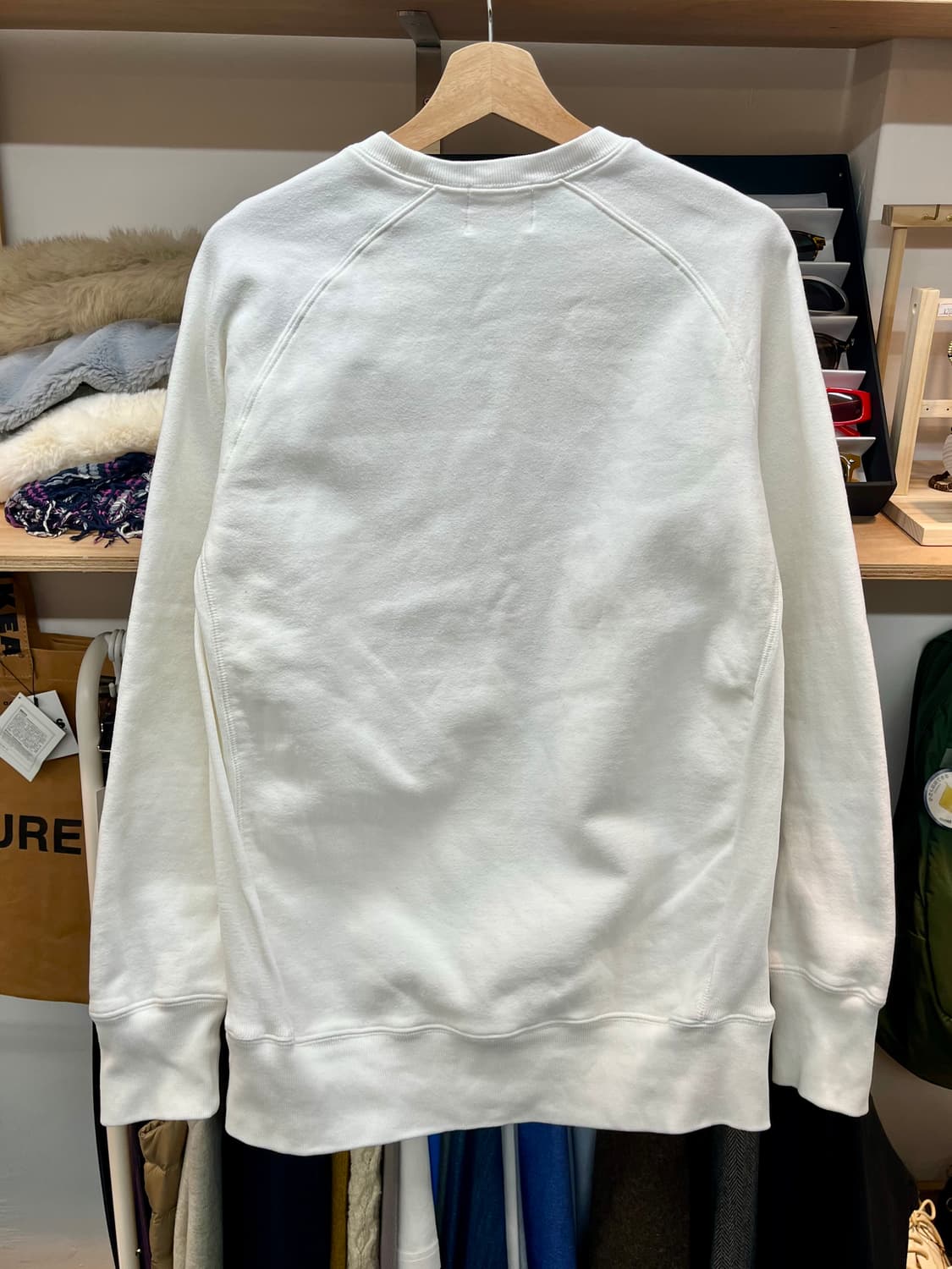 [95] 데우스 엑스 마키나 화이트 맨투맨 M  상품이미지4