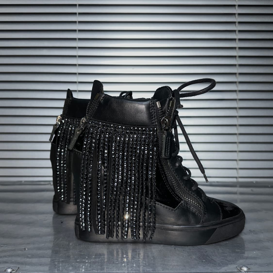 00s 레어 쥬세페 자노티 웨지 스니커즈 힐 상품이미지6