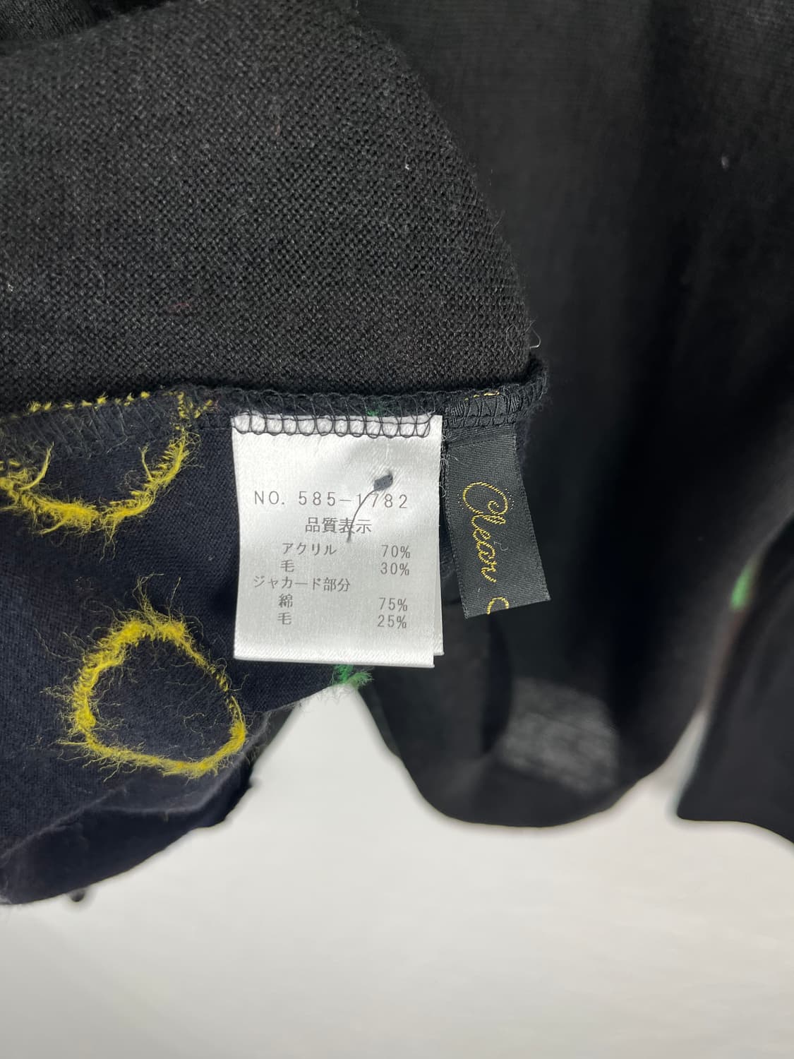 Vintage (maede in japan) 도트 가디건  상품이미지8