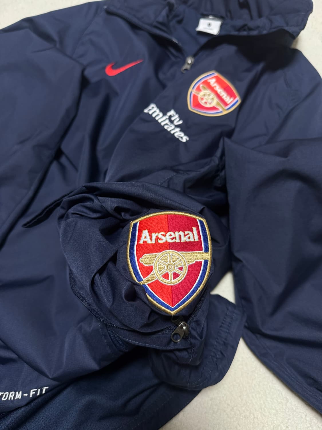 나이키 아스날 네이비 투웨이 바람막이 상품이미지5