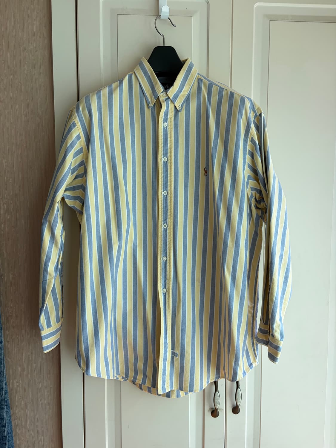 폴로 옐로우 스트라이프 빅셔츠 상품이미지1